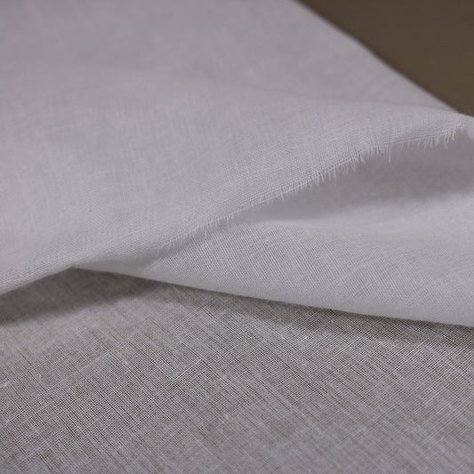 Breathable Soft White Muslin Lining, Cotton for Dress, Shirt & Blouse