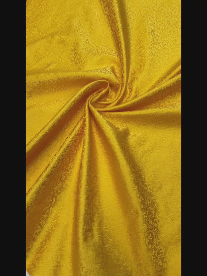 Gold Victorian Brocade - Metallic Jacquard