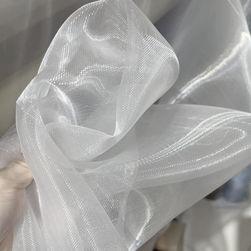 White Hard Tulle Fabric – Nylon Stiff Net for Corset & DIY
