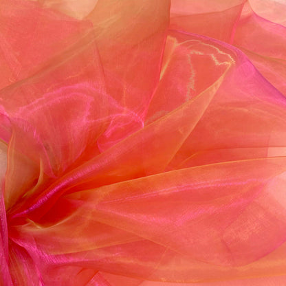 Iridescent Two-Tone Organza - Shiny Gradient Sheer Tulle